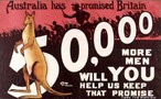 "A Austrlia prometeu para a Gr-Bretanha 50.000 soldados" "Voc nos ajudar a cumprir a promessa" <br/> <br/> Palavras-chave: imperialismo, poder, ideologia, guerra mundial, mdia, coero, manipulao miditica, analfabetismo miditico.